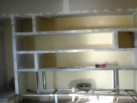 Esempio costruzione libreria in cartongesso