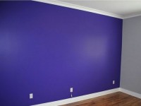 Esempio tinteggiatura interna color blu