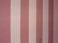 Esempio decorazione strisce verticali a due colori